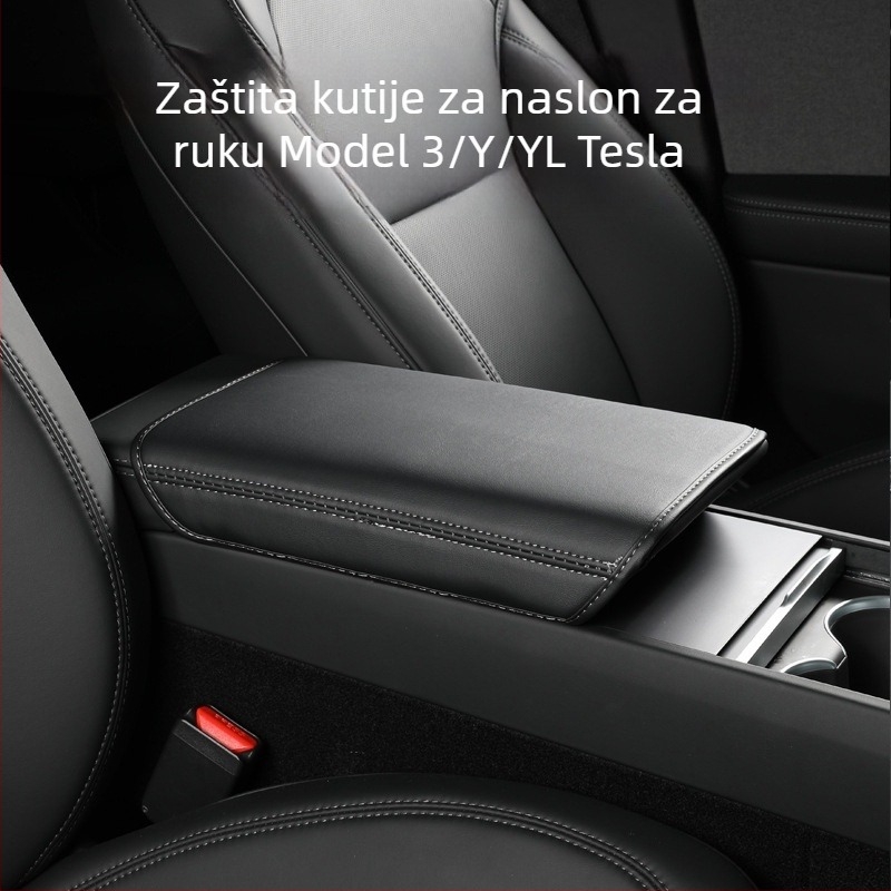 Kožni poklopac središnjeg naslona za Tesla Model 3/Y – N3
