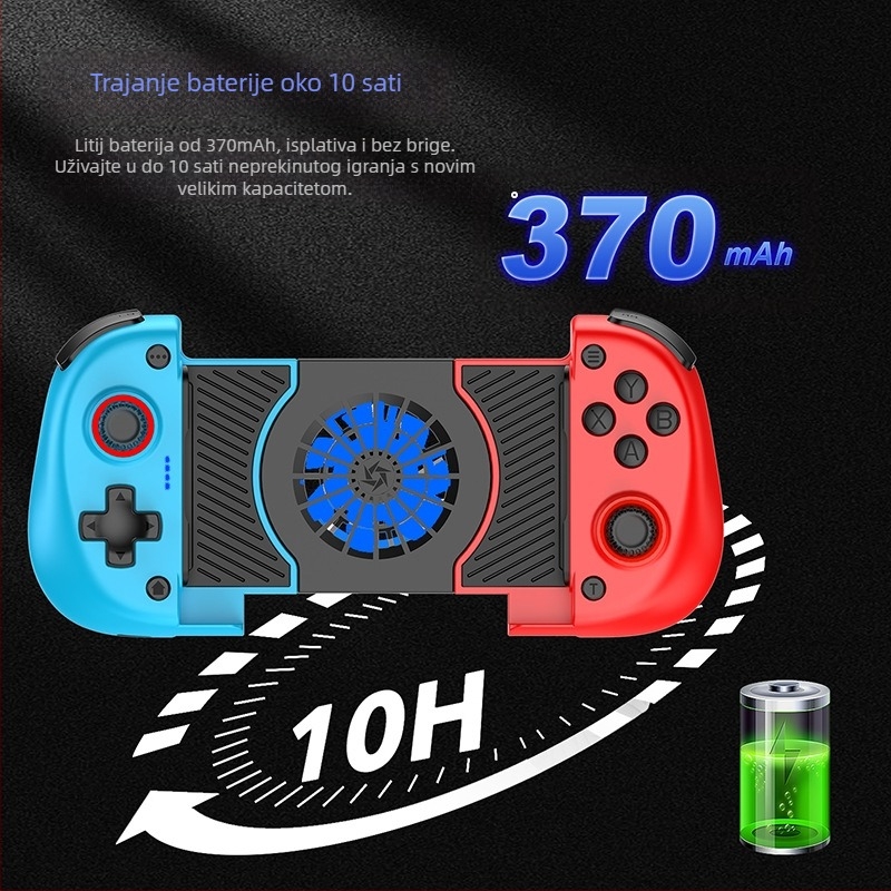 X3 bežični Bluetooth gaming kontroler s Type-C, vibracijom – kompatibilan s mobilnim uređajima, PC-om, Switch-om i PlayStationom