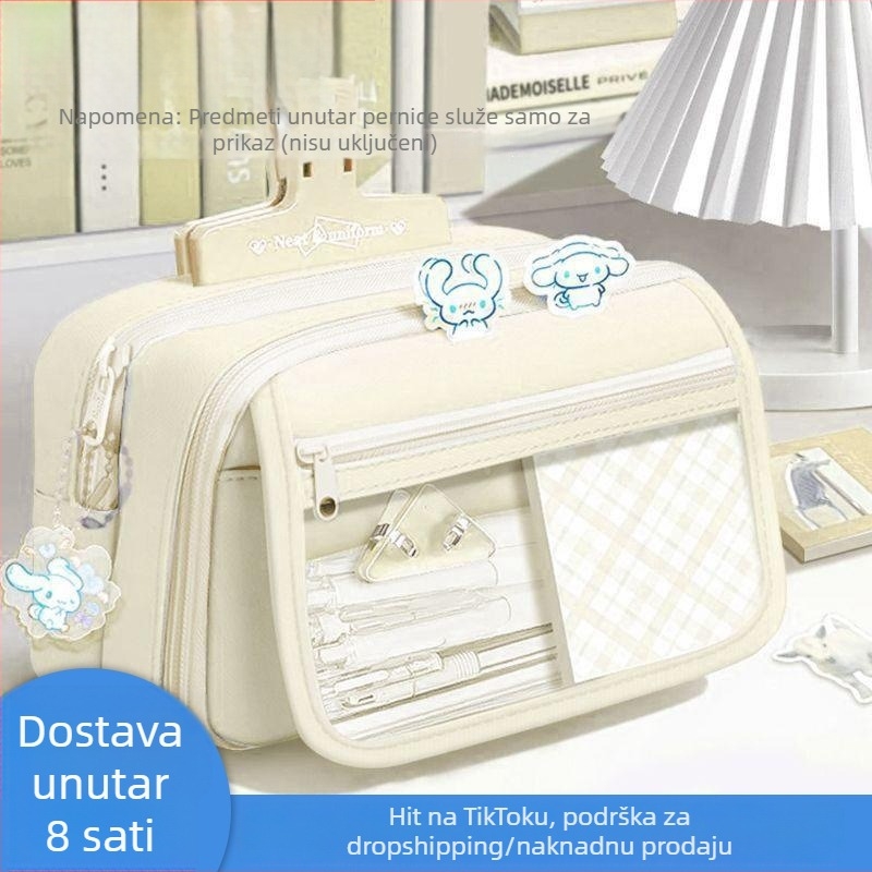 Devet slojeva platnene pernice s višestrukim pretincima za učenike srednjih škola