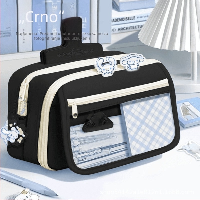 Devet slojeva platnene pernice s višestrukim pretincima za učenike srednjih škola