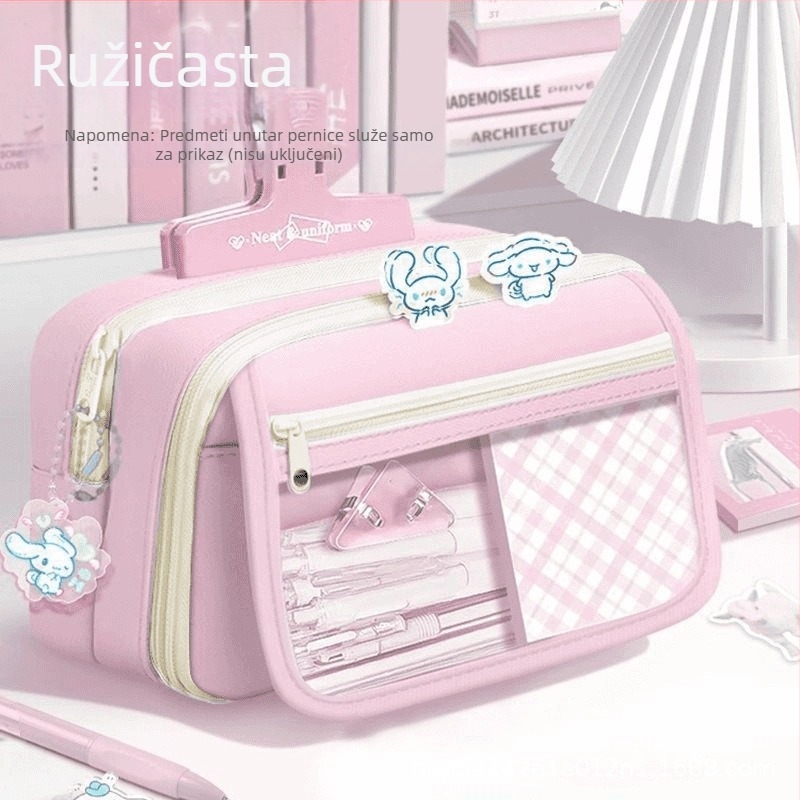 Devet slojeva platnene pernice s višestrukim pretincima za učenike srednjih škola