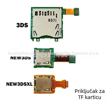 Pribor za popravak utora za kartice za NEW3DS/NEW3DS XL – Plastika i metal