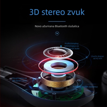 VR naočale za mobitel s 3D igrama, 4K integriranim Bluetooth headsetom, virtualnim panoramskim pametnim VR naočalama