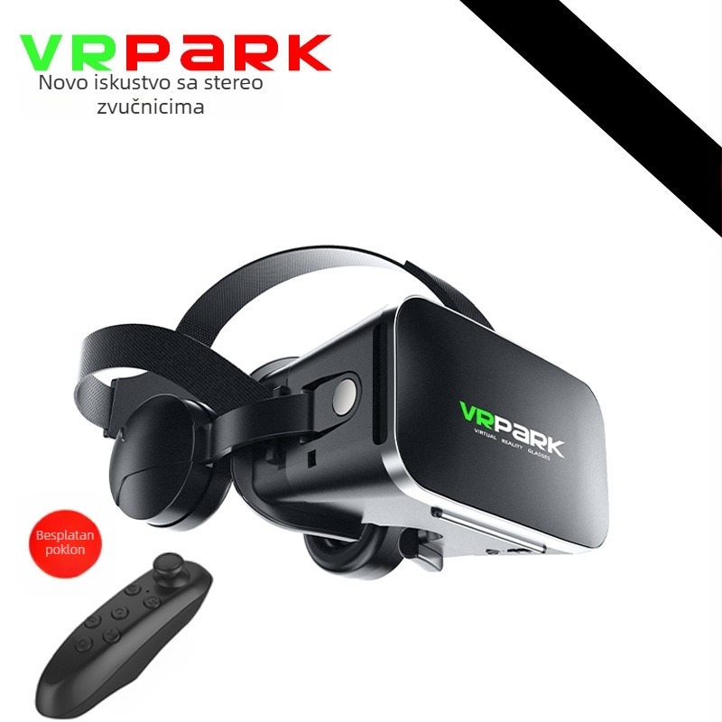 VR naočale za mobitel s 3D igrama, 4K integriranim Bluetooth headsetom, virtualnim panoramskim pametnim VR naočalama