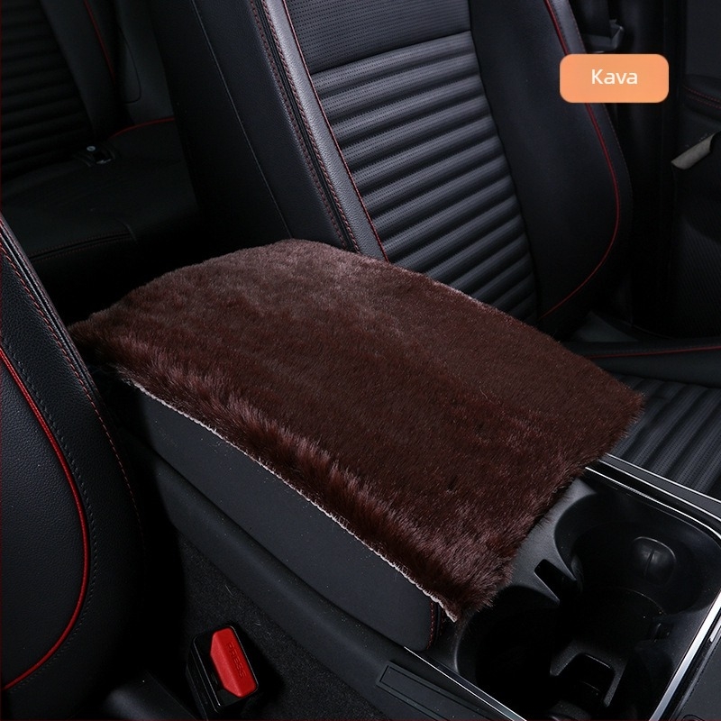 Podložak za naslon za ruku automobila od umjetne zeke dlake, Ming che zhi bao, univerzalna kompatibilnost, bez prilagodbe