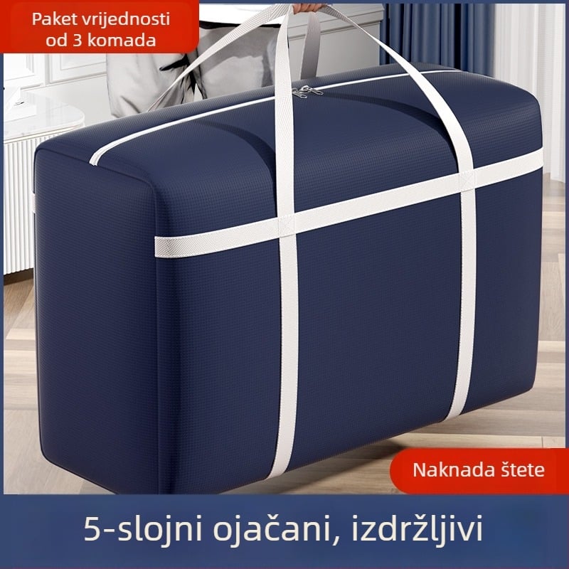 Torbe za preseljenje, debele za organiziranje ćebadi, pokriva, odjeće i prtljage; velike kapacitete; vodootporne tkaninske vreće za pohranu