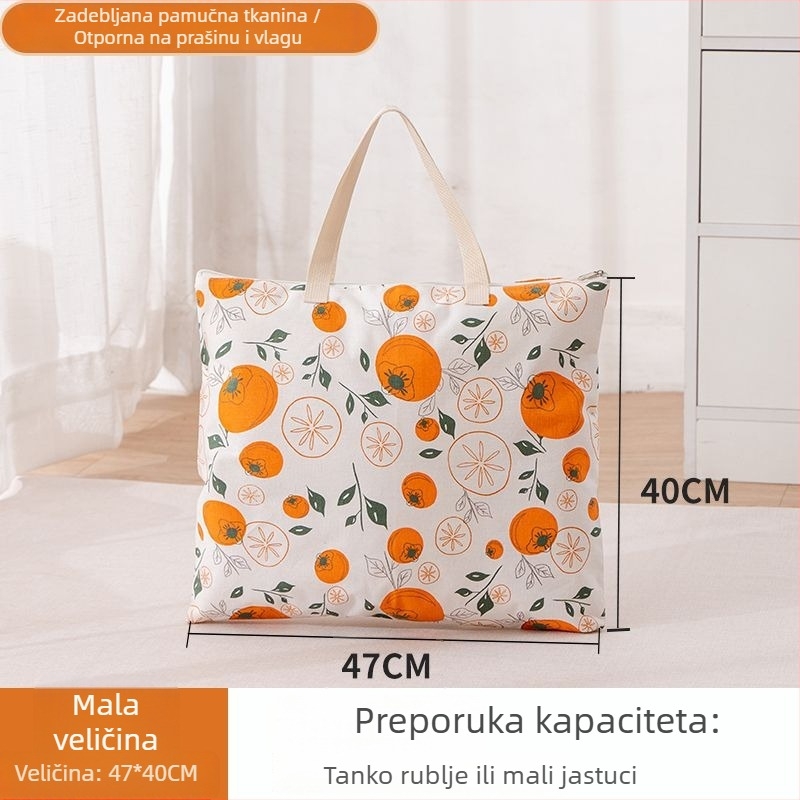 Cartoon tote torba za vrtić: pohrana jastuka i deke za odmor, sklopiva, prijenosna torba velike kapacitete