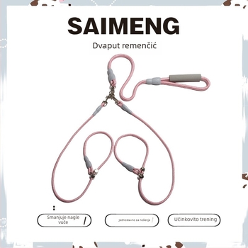 Povodac za pse za profesionalno treniranje, odvojivi, protiv zapetljavanja, najlon, Sai Meng