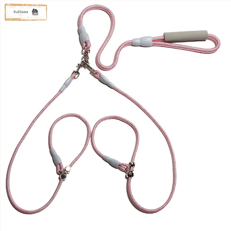 Povodac za pse za profesionalno treniranje, odvojivi, protiv zapetljavanja, najlon, Sai Meng