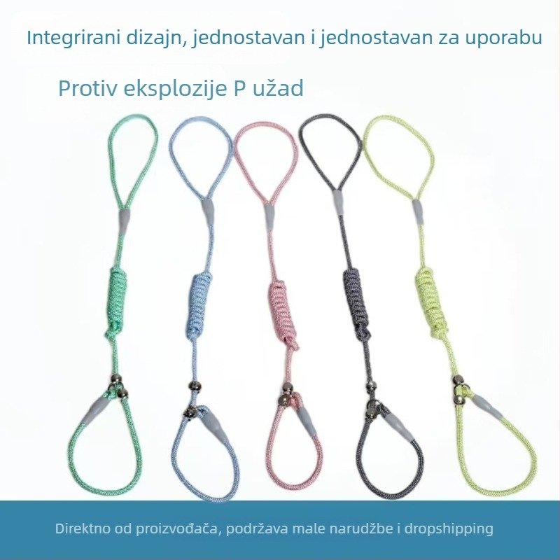 Povodac za pse za profesionalno treniranje, odvojivi, protiv zapetljavanja, najlon, Sai Meng