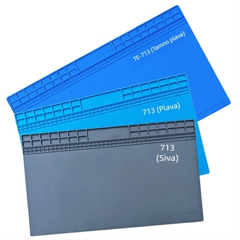 Silikonska radna podloga za popravak mobilnih telefona i digitalnih dodataka, otporna na visoke temperature, protuklizna, antikorozijska, antistatička