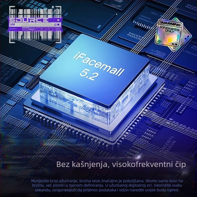 Ifacemall laserski gravirana Magic Keyboard za iPad Bluetooth Air 7 tablet, 10.11 generacije, sedmobojno pozadinsko osvjetljenje