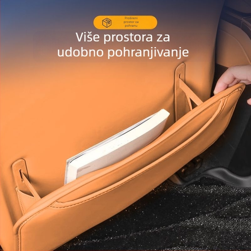 Kožni zaštitnik stražnjeg sjedala s pretincem za pohranu i zaštitom od trošenja za Leapmotor C10