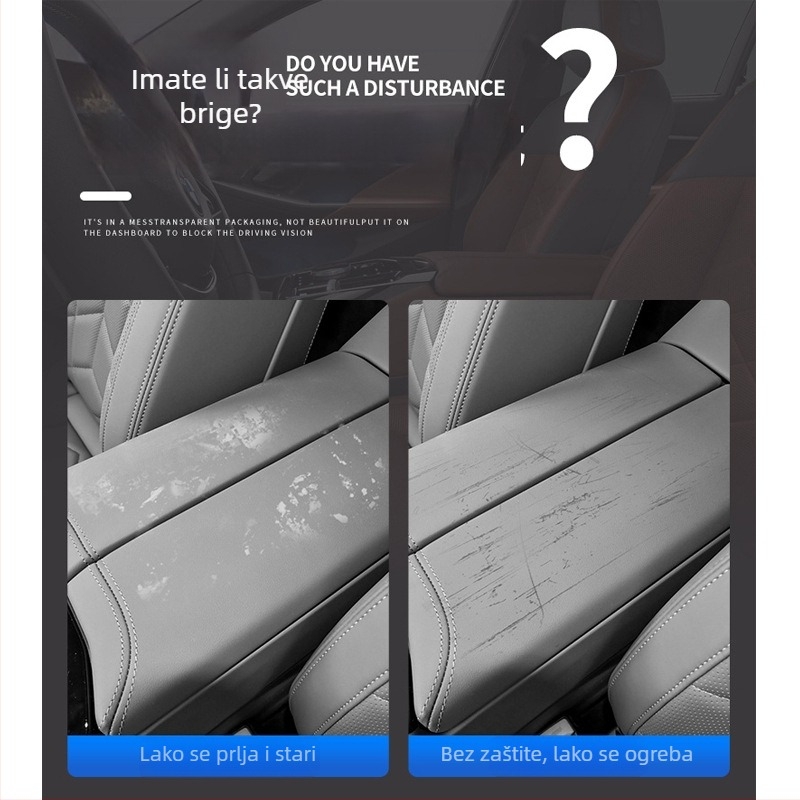 Naslon za ruku na središnjoj konzoli s podiznim jastukom i pretincom za pohranu – dekorativni zaštitni poklopac Wei Brand Mocha Latte; Materijal: Drugo; Marka: Druga; Kompatibilni modeli: Wei Brand Mocha Latte