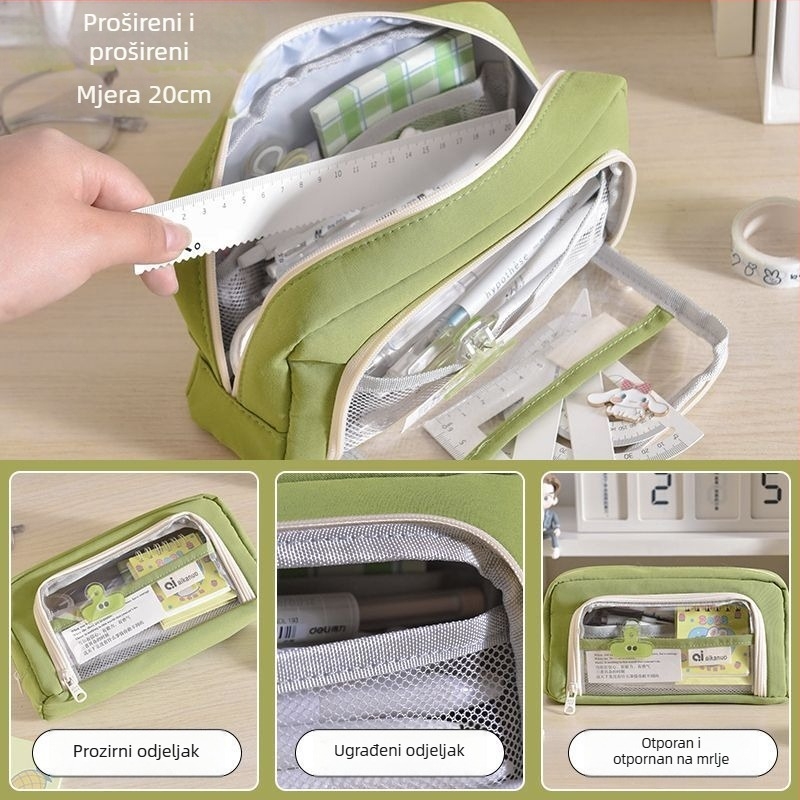 Kutija za olovke - Brand: Aisikao; Materijal: tkanina; Spol: univerzalno; Stil: korejski