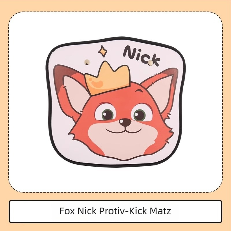 Peaceful PU koža zaštitnik stražnjeg naslona automobila – karikatura uzorak, sve sezone, ispis logotipa, prilagodba dostupna