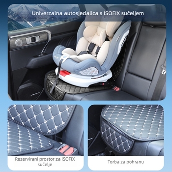 Protizklizna podloga za dječje autosjedalice, kožna, univerzalna, ojačana, zaštitna podloga