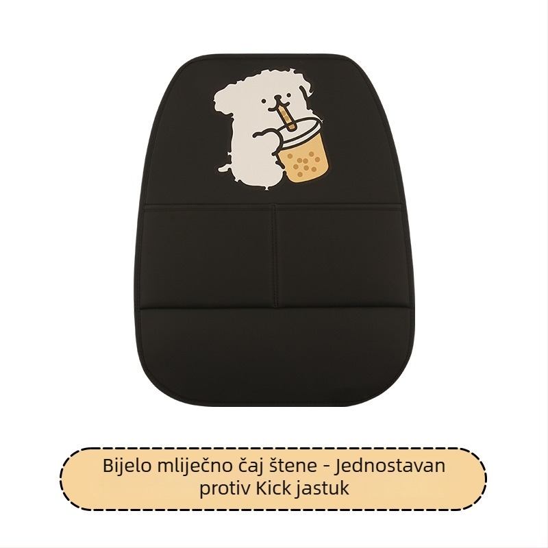 Zaštita stražnjeg naslona automobila od udara - Crtani pas, PU materijal, Nadomjesnik od pjene, Univerzalni stil, Pogodno za sve sezone