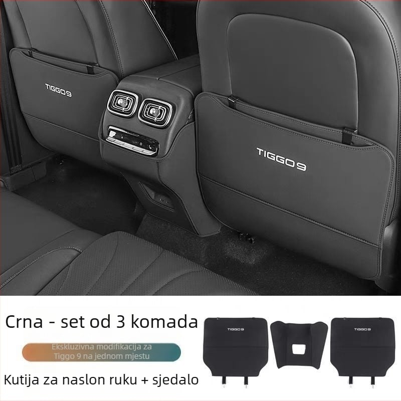 Chery Tiggo 9 stražnja sjedala – podloga protiv udarca za stražnji naslon i naslon za ruku – unutarnji dodatak za modifikaciju