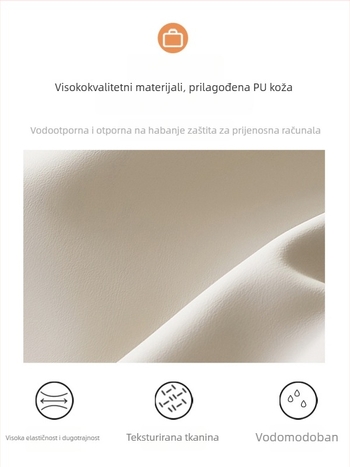 Torba za laptop i tablet s unutarnjim pretincem - PU materijal, izuzetno lagana, otporna na habanje, otporna na potrese, Anime Cartoon uzorak