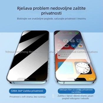 Layeryoung Anti-Peeping prednje kaljeno staklo za iPhone 14