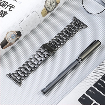 Titanijska metalna narukvica za Apple Watch Ultra 2, polukružni dizajn, 22 mm veza, kompatibilna s 38/42 mm