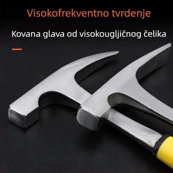 Geološki čekić za istraživanje, glava ravna/oštrica (glava od visokougljičnog čelika; otporan na udarce; otporan na eksplozije; težina 950 g)