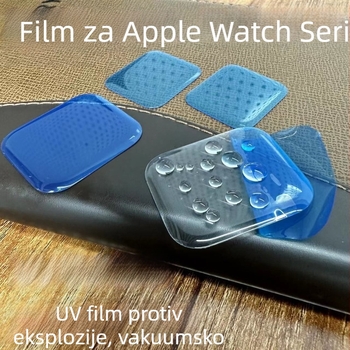 Tvrdo staklo s UV zaštitom za Apple Watch 38mm, 40/41mm, 44/45/49mm