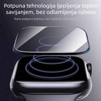 Zaštitni film za Apple Watch, PMMA kompozit, 3D termičko savijanje površine, potpuno ljepljivi mekani film