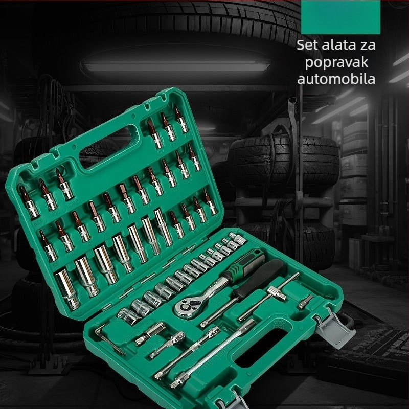 Xize Komplet alata za popravak automobila – karbonsko čelični alati za popravke strojeva