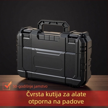 Zhuopan ZP991 Plastična kutija za alat - višenamjenska, ručna, velikog kapaciteta, serija Hardware Electric Tool Box
