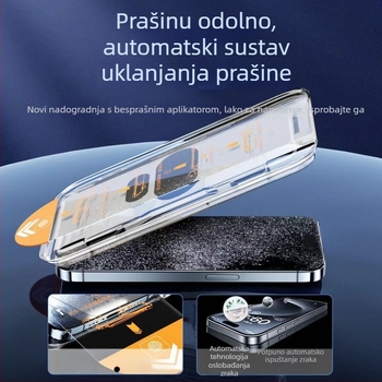 OPPO A2 Pro zakrivljeni zaštitnik zaslona od kaljenog stakla – potpuno pokrivanje, otisci prstiju, otpornost na pad, zaštita od prašine