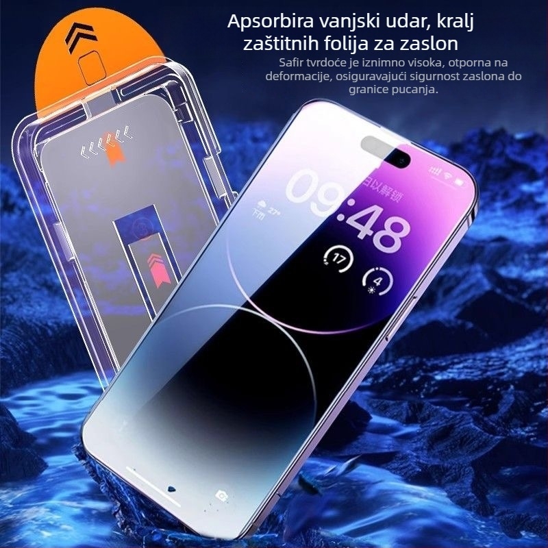 OPPO A2 Pro zakrivljeni zaštitnik zaslona od kaljenog stakla – potpuno pokrivanje, otisci prstiju, otpornost na pad, zaštita od prašine