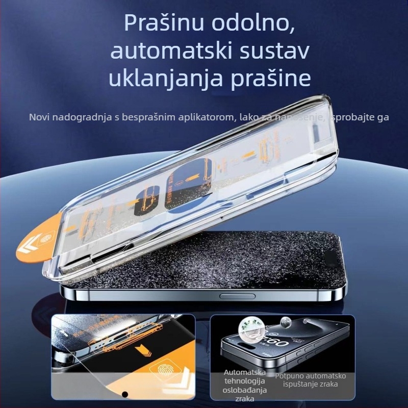 OPPO A2 Pro zakrivljeni zaštitnik zaslona od kaljenog stakla – potpuno pokrivanje, otisci prstiju, otpornost na pad, zaštita od prašine