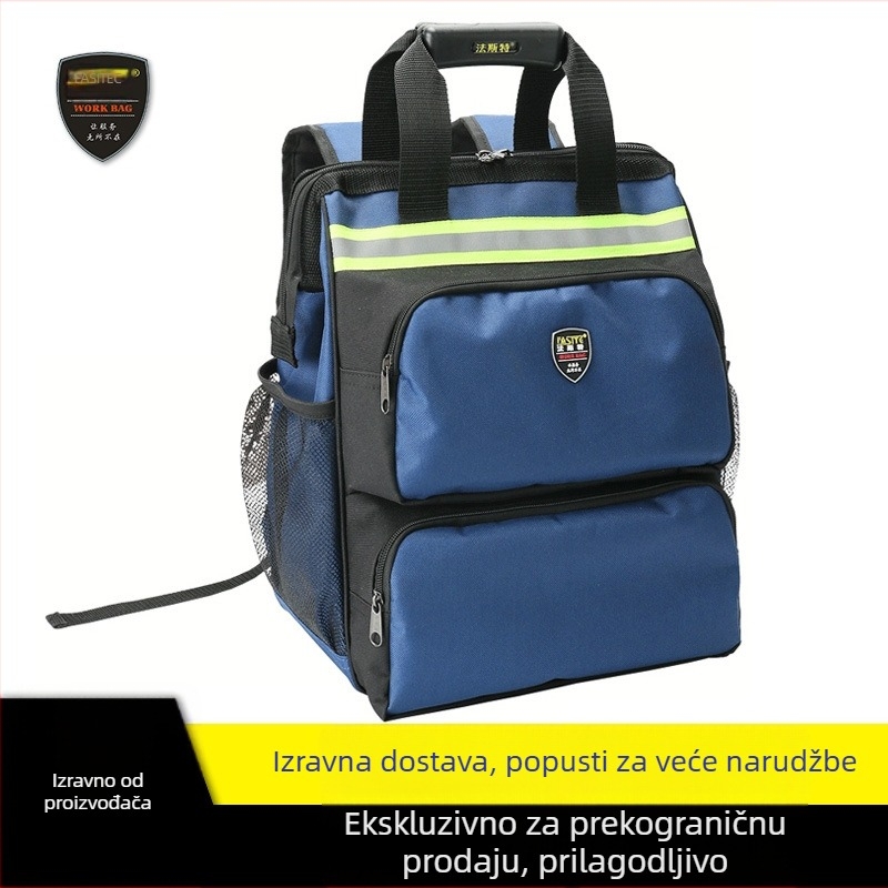 Električarski torba za alat s Oxford platnom, otporna na habanje, nosivost 15 kg, Fasite