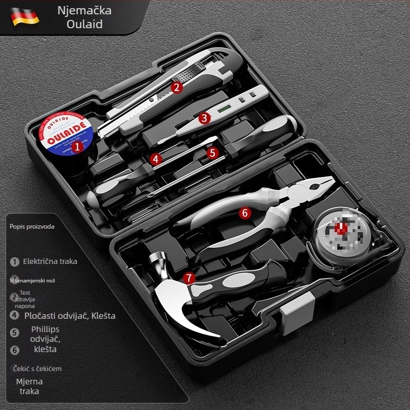 Set alata u kutiji – Kućni višenamjenski servisni set, alati za demontažu, 81–100 komada