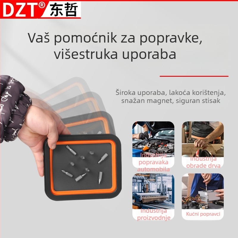 Kutija alata sa sklapanom magnetskom tacnom za dijelove (Marka: Dzt dongzhe; Vrsta: Kutija alata; Stil: Sklopiva; Glavna namjena: kutija za alate/skladištenje dijelova)
