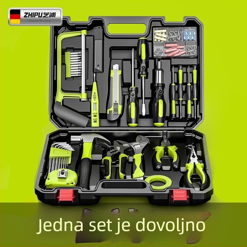 Višenamjenski kut za alate – set za održavanje, 100+ komada, ojačana kuka, za kućnu uporabu
