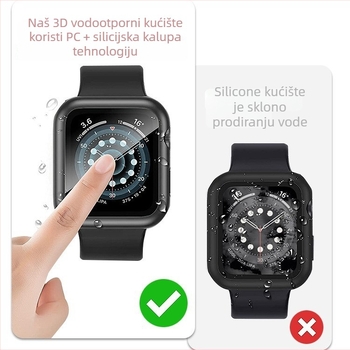 Apple Watch Series 7/8 zaštitna futrola – 3D vodootporna zaštita, PC materijal, prilagodljivo brendiranje, bez licencirane privatne oznake
