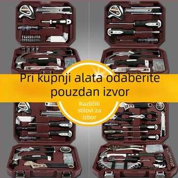 Električna bušilica set s alatima za demontažu – Lu ying, više od 100 komada, za kućnu upotrebu