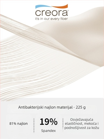 Ženski antibakterijski cross-strap body, prozračan i upija vlagu; materijal: najlon 81% / spandeks 19%; bez jastučića za prsni dio