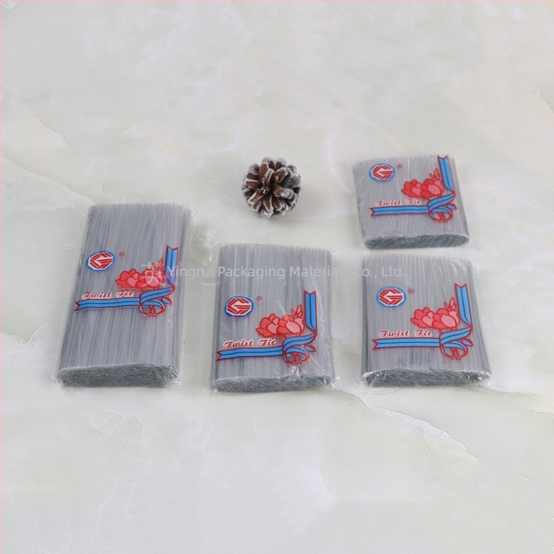 Ekološki prozirni vezni žica za pakiranje hrane i DIY cvjetne projekte; Materijal: prozirni kompozitni film premazan galvaniziranom žicom; Dimenzije: 4x250; Debljina: 0,4; Privatna oznaka dostupna