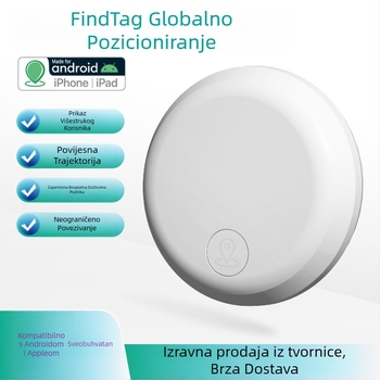 GPS lokator za kućne ljubimce AK-28B za Android i iOS, baterija 240 mAh, povijesno praćenje i globalno pozicioniranje
