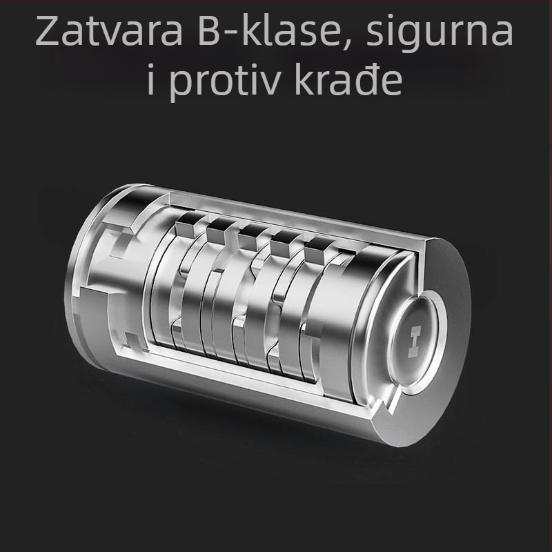 Brava za volan automobila – univerzalna, metalna konstrukcija, cilindar od cinkovog legura, prilagodljiv