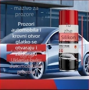 Silikonsko mazivo za automobilske prozore, zaštita od pucanja vrata, mehanizme podizanja i brave