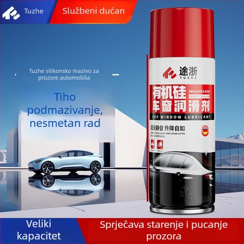 Silikonsko mazivo za automobilske prozore, zaštita od pucanja vrata, mehanizme podizanja i brave