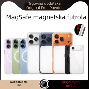 Prozirna magnetska futrola za iPhone 17 Pro, kompatibilna s iPhone 16, paket od tri komada, bez požutilosti, zaštita od pada