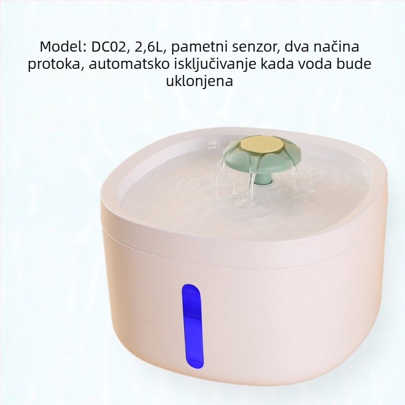 DC07 Dispenser za vodu za kućne ljubimce – za mačke i pse, odvojiv dizajn, težina 1 kg
