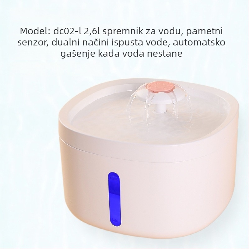 DC07 Dispenser za vodu za kućne ljubimce – za mačke i pse, odvojiv dizajn, težina 1 kg