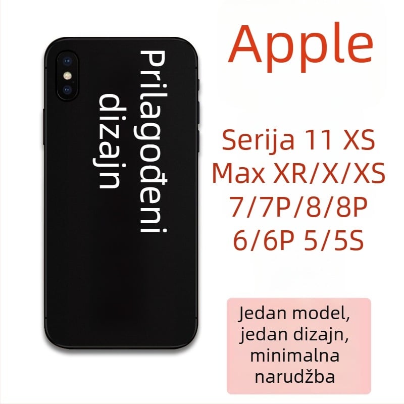 TPU maska za iPhone 12/11 Pro Max/XR/13/7 Plus — otporna na udarce, magnetska, otporna na otiske prstiju, odvod topline, prilagodljivo